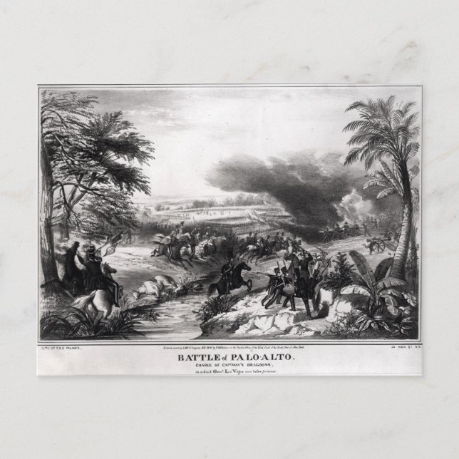 Cartão Postal Batalha de Palo Alto (Frente)