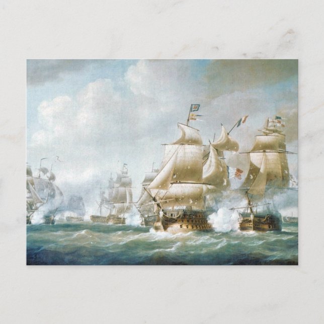 Cartão Postal Batalha de Santo Domingo, 1800 (Frente)