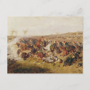 Cartão Postal Batalha de Schweinschaedel, 29 de julho de 1866