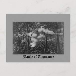 Cartão Postal Batalha de Tippecanoe