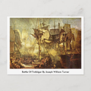 Cartão Postal Batalha De Traffic Por Joseph William Turner