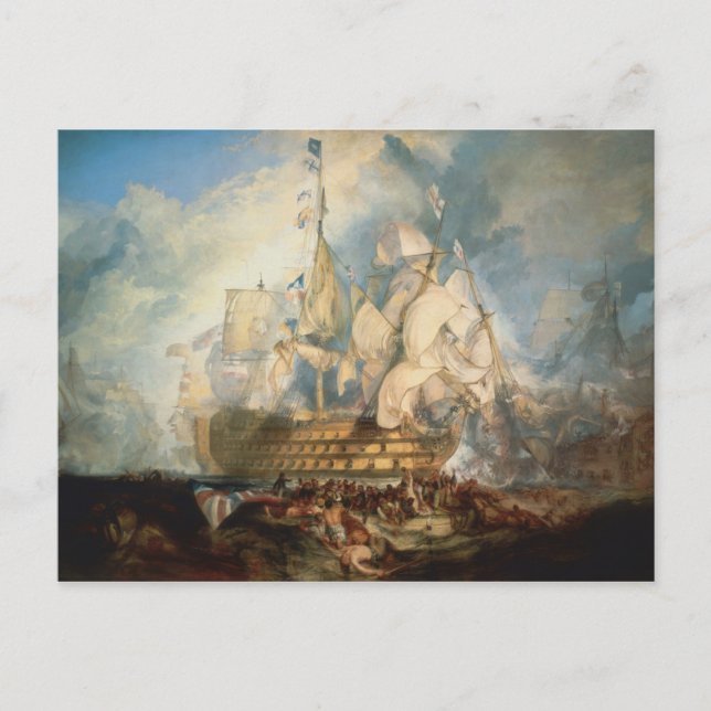 Cartão Postal Batalha de Tralgar (Frente)