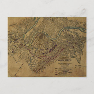 Cartão Postal Batalhas de Chattanooga