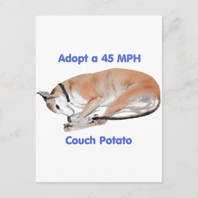 Cartão Postal Batata de Couch de 45 mph (Frente)