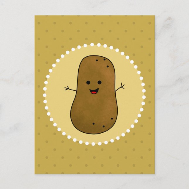 Cartão Postal Batata Feliz (Frente)