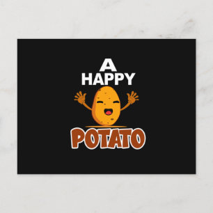 Cartão Postal Batata, Viciado, batatas fritas