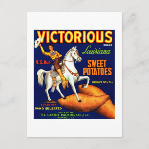 Cartão Postal Batatas Doces Vitoriosas