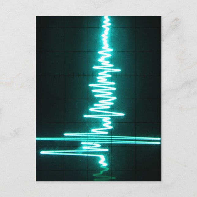 Cartão Postal Bater no coração - ECG (Frente)