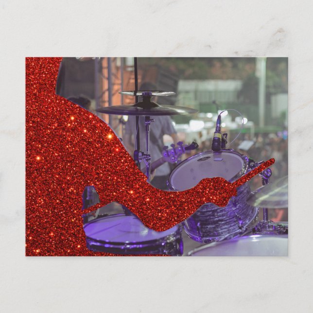 Cartão Postal baterista (Frente)