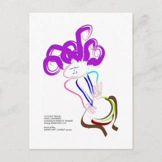 Cartão Postal baterista legal