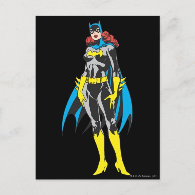 Cartão Postal Batgirl Stands (Frente)