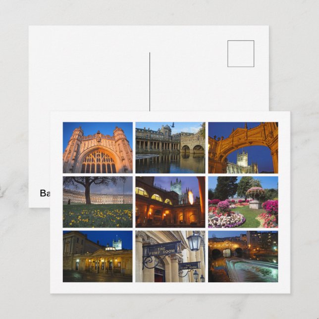 Cartão Postal Bath (Frente/Verso)