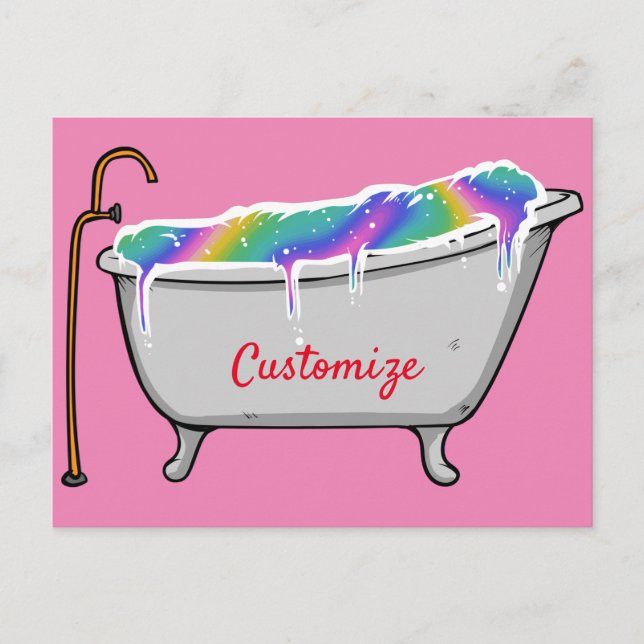 Cartão Postal Bath Bomb Babe Thunder_Cove (Frente)