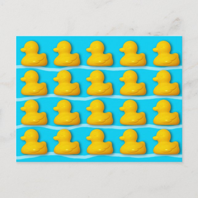 Cartão Postal Bath Ducks (Frente)
