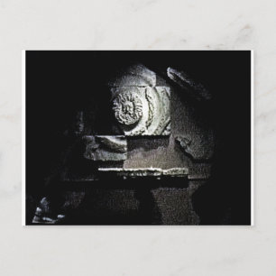 Cartão Postal Bath Inglaterra 1986 Roman Sun God snap-13584 jGib