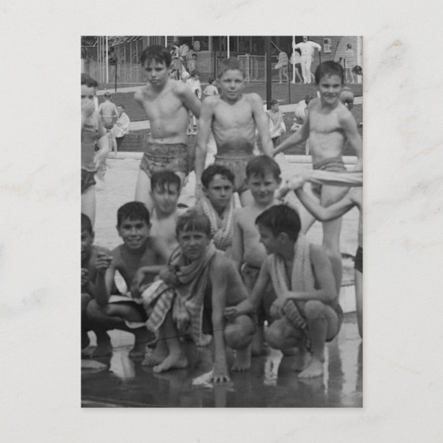 Cartão postal Bathers (Frente)