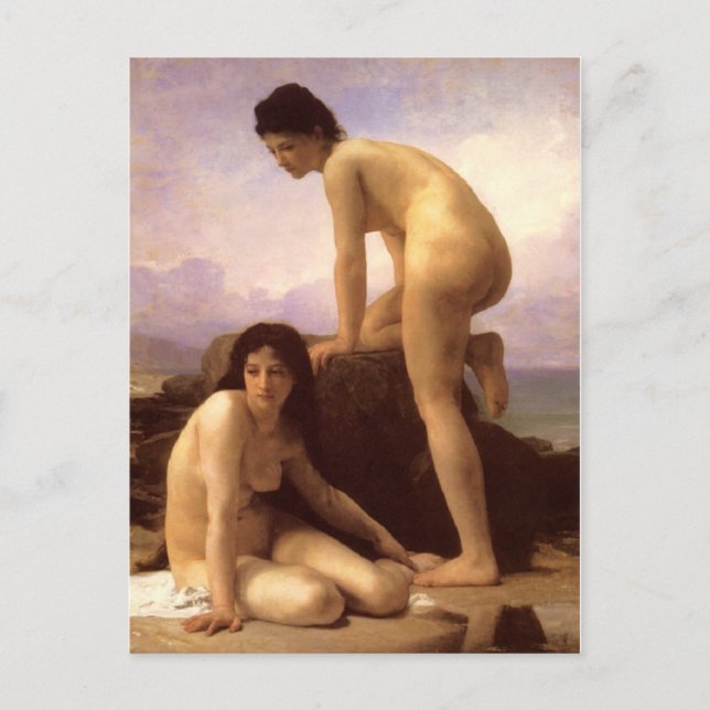 Cartão Postal Bathers - Bouguereau (Frente)
