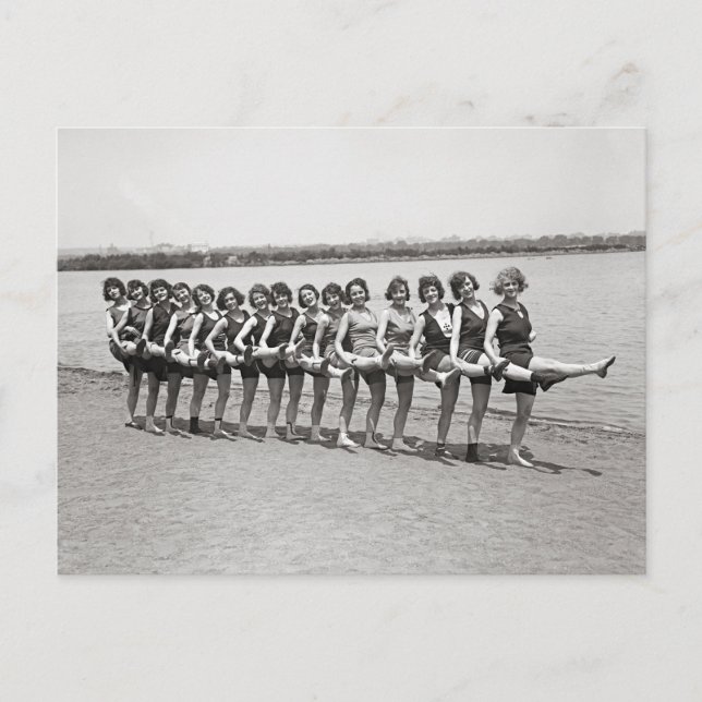 Cartão Postal Bathing Beauties, 1923 (Frente)