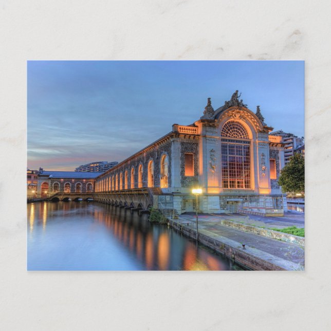 Cartão Postal Batiment des Forces-Motrices, Genebra, Suiça (Frente)