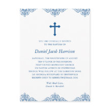 Batismo de Meninos Azuis/Convite de Natal