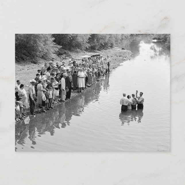 Cartão Postal Batismo no Rio, 1940 (Frente)
