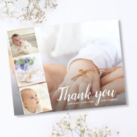 Batismo ou Christening Obrigado Colagem Fotográfic