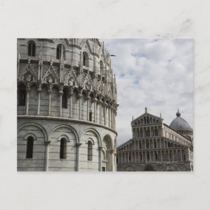 Cartão Postal Batisteria e Duomo no Piazza