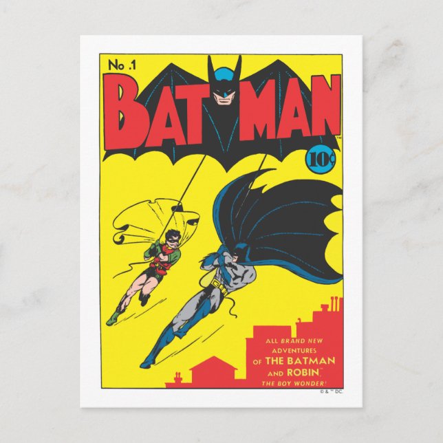 Cartão Postal Batman #1 (Frente)