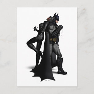 Cartão Postal Batman Arkham Batman e Catman