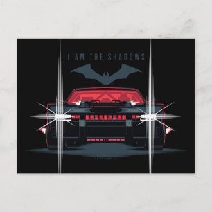 Cartão Postal Batman Batmobile - Eu Sou As Sombras