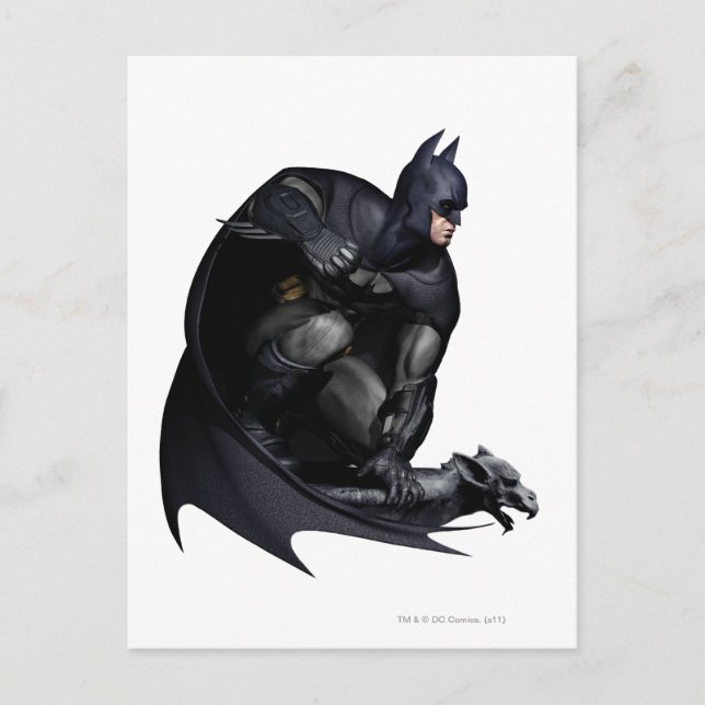 Cartão Postal Batman Crouching (Frente)