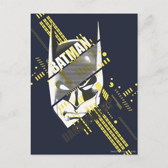 Cartão Postal Batman Dark Knight Futurística (Frente)