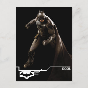 Cartão Postal Batman Em Pé Com Cabo