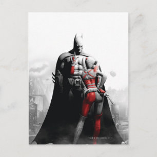 Cartão Postal Batman & Harley