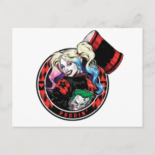 Cartão Postal Batman   Harley Quinn Winking With Mallet