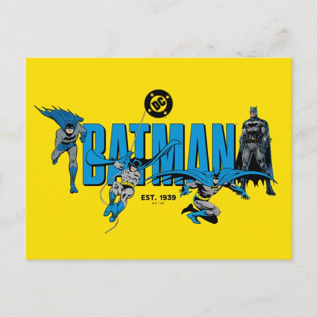 Cartão Postal Batman Legends Forever Graphic (Frente)