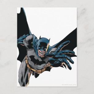 Cartão Postal Batman Pulando para Frente, Gritando