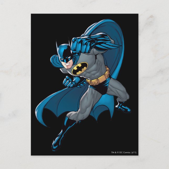 Cartão Postal Batman Punch (Frente)