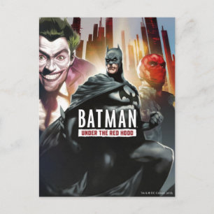 Cartão Postal Batman Sob O Chapéu Vermelho