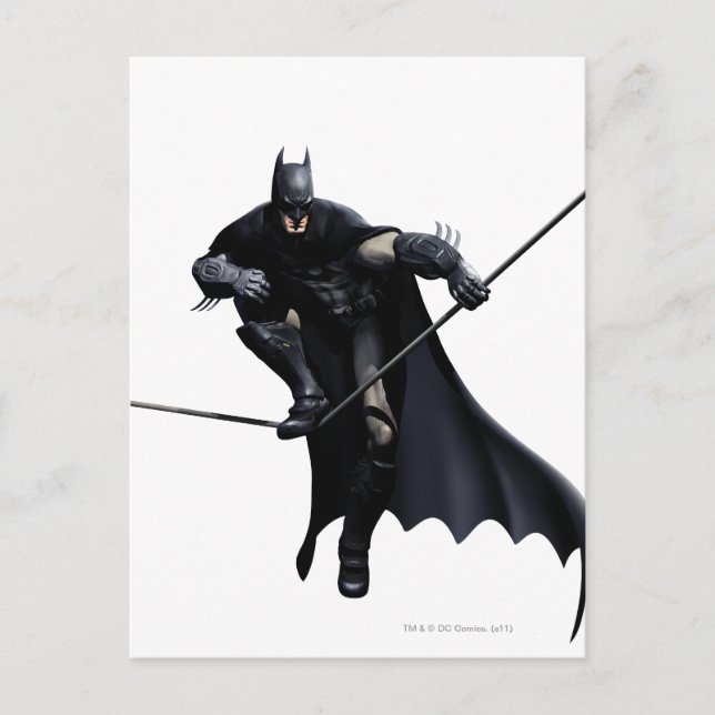 Cartão Postal Batman Steping On Line (Frente)