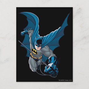 Cartão Postal Batman swings from rope