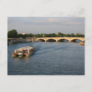 Cartão Postal Batobus na Pont de la Concorde