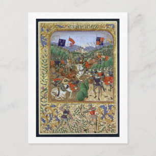 Cartão Postal Battle of Agincourt, October 25th 1415 (w/c on pap