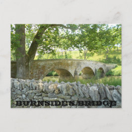Cartão Postal Battle of Antietam: Burnside's Bridge Postcard