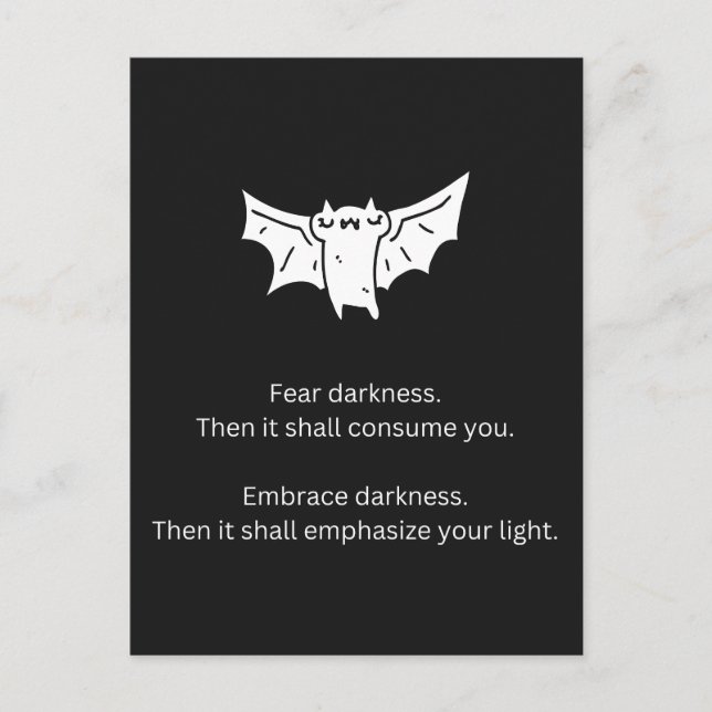 Cartão Postal Batty The Bat (Frente)