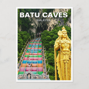 Cartão Postal Batu Caverna Selangor Malásia