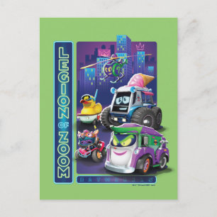 Cartão Postal BatWheels™ - Legião de Zoom