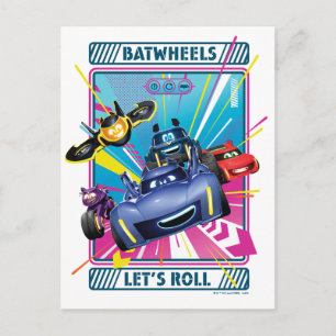 Cartão Postal Batwheels™ - Vamos Rolando
