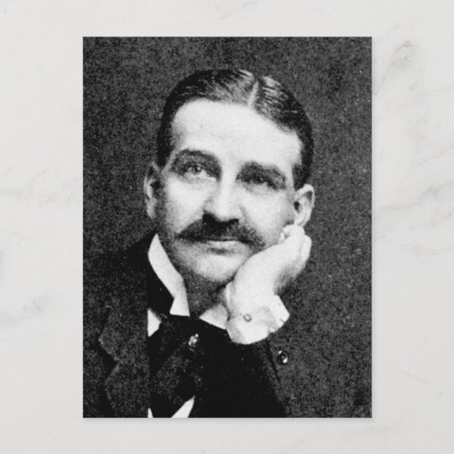 Cartão Postal Baum ~ Frank Lyman Writer Wizard of Oz (Frente)