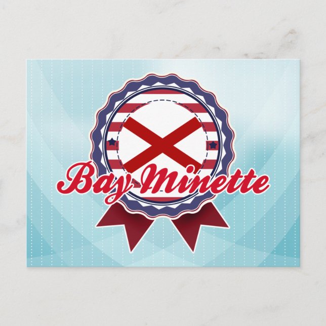 Cartão Postal Bay Minette, AL (Frente)